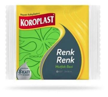 Koroplast Mutfak Bezi Renk Renk 5'li