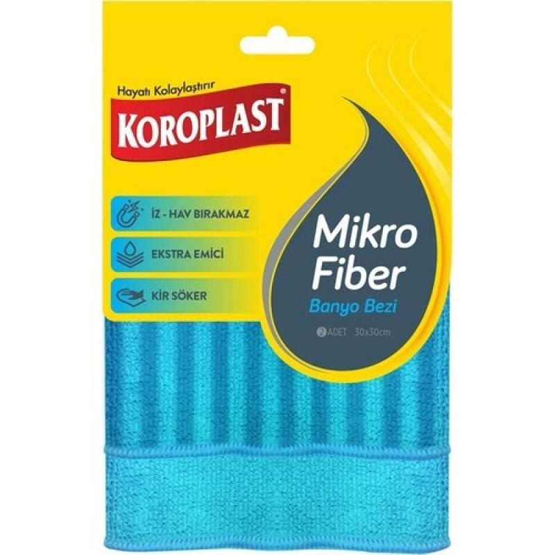Koroplast Mikrofiber Banyo Bezi 2'li