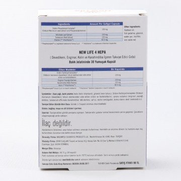 New_Life 4 Hepa 30 Yumuşak Kapsül