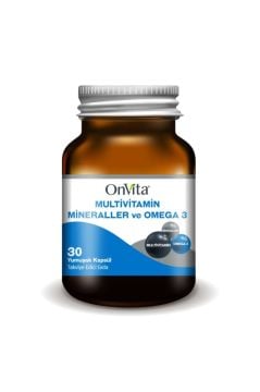 OnVita Multivitamin Mineraller ve Omega 3 Yumuşak 30 Kapsül
