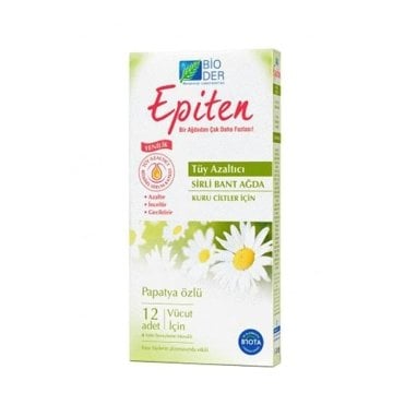 Bioder Epiten Sirli Vücut Ağda Bandı Kuru Cilt