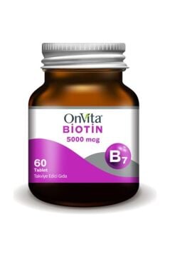 OnVita Biotin 5000 mcg 60 Tablet