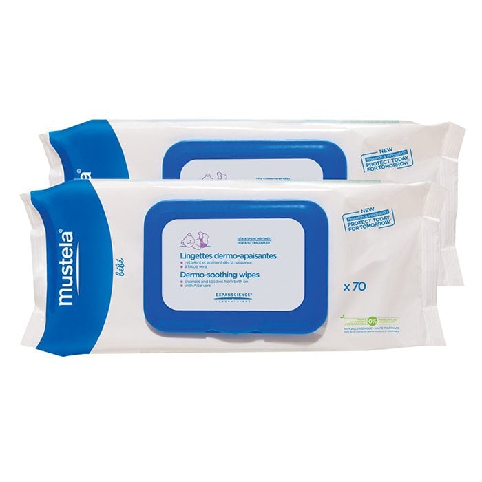 Mustela Dermo Soothing 70 Adet 2'li Islak Mendil