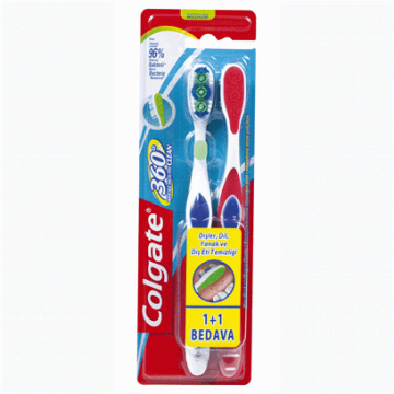 Colgate 360 Medium Diş Fırçası 2 Ad