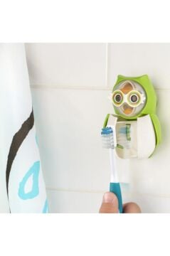 Rocs Flipper Baykuş Figürlü Kum Saatli Fırça Saklama Kabı- Çok Renkli