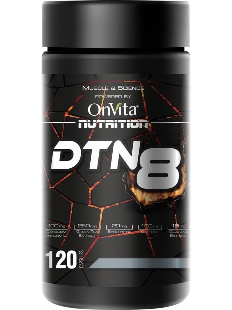 Onvita Dtn 8 Yeşil Çay Guarana ve Kore Ginsengi Ekstreleri ile Kırmızı Biber Sinefrin ve Kafein 120 Kapsül