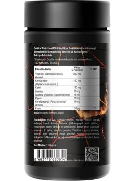 Onvita Dtn 8 Yeşil Çay Guarana ve Kore Ginsengi Ekstreleri ile Kırmızı Biber Sinefrin ve Kafein 120 Kapsül