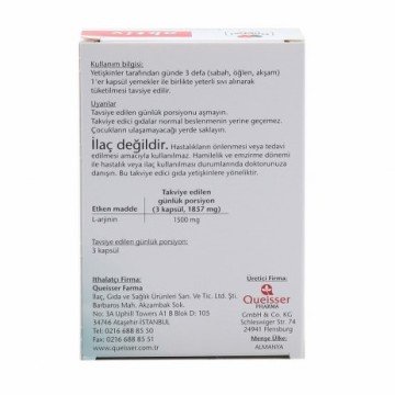 Doppelherz Aktiv L-arjinin 30 Kapsül