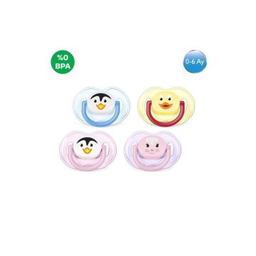 Avent Hayvan Desenli Emzik 2li 0-6m