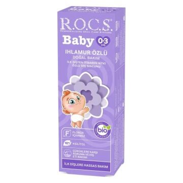 Rocs Baby Ihlamur Özlü Yutulabilir Diş Macunu 0-3 Yaş 35 ml