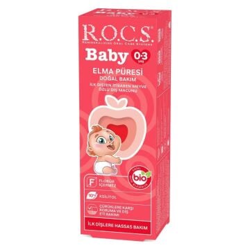 Rocs Baby 0-3 Yaş Elma Püresi Tadında Diş Macunu 45 gr