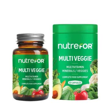Nutrefor Mutli Veggie Mutlivitamin 30 Kapsül
