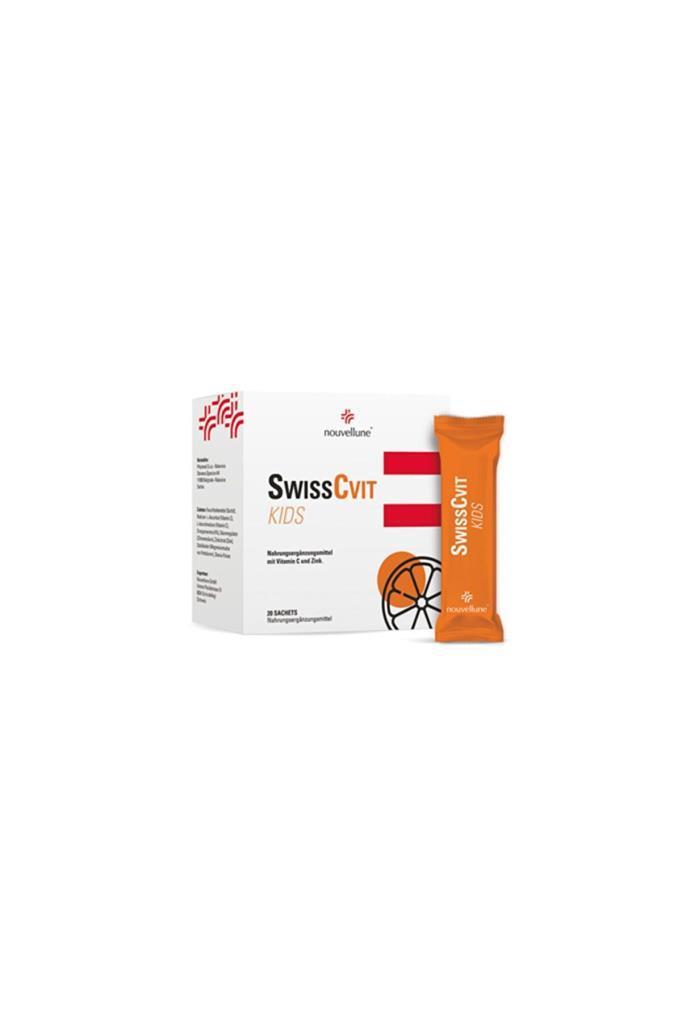 NOUVELLUNE Swisscvit Çocuklar için 20 Saşe - Vitamin C Ve Çinko Içeren Gıda Takviyesi