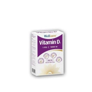 Wellcare Vitamin D3 1000 IU 30 Ml