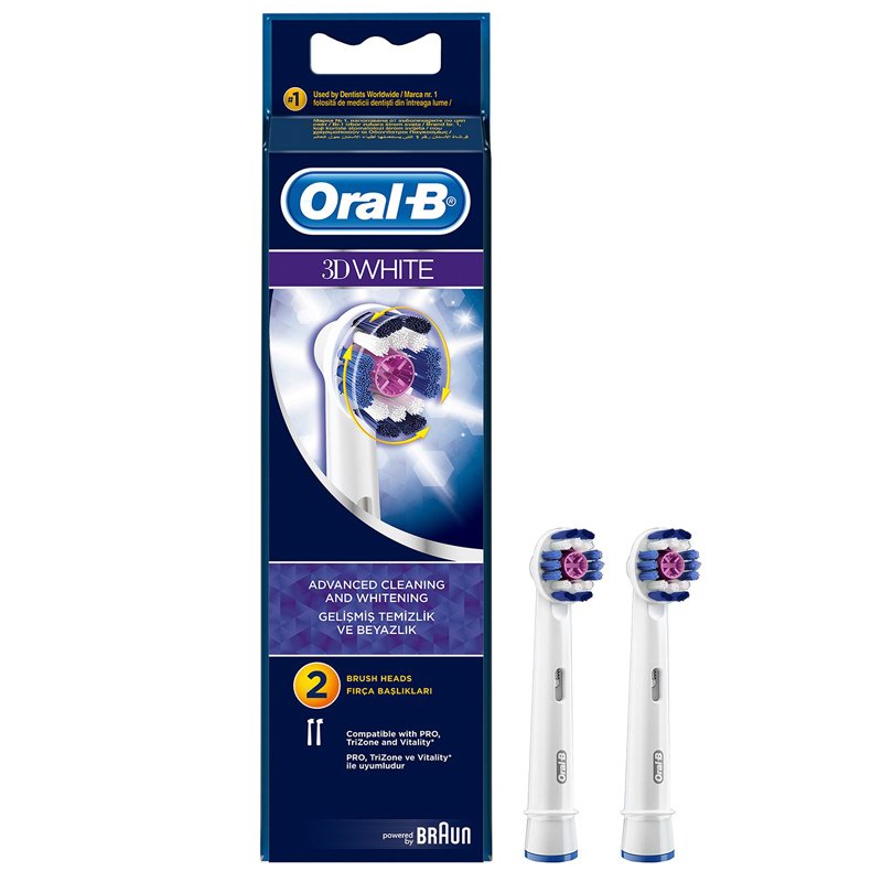 Oral-B 3D White Diş Fırçası Yedek Başlığı 2 Adet