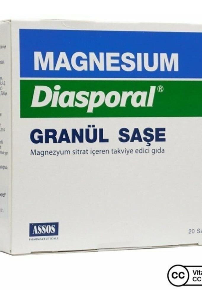 Magnesium Diasporal Granul Saşe 20 Poşet