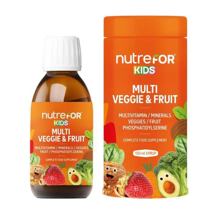 Nutrefor Kids Mutli Veggie & Fruit 150 ml Şurup