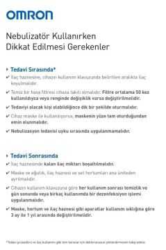 Omron Kompresörlü Nebulizatör Nami Cat NE-C303K-KDE