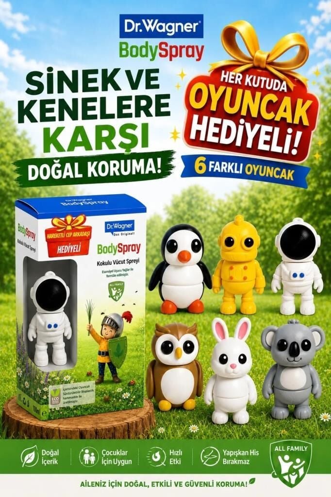 Dr. Wagner Bodyspray 100 ml Oyuncak Hediyeli
