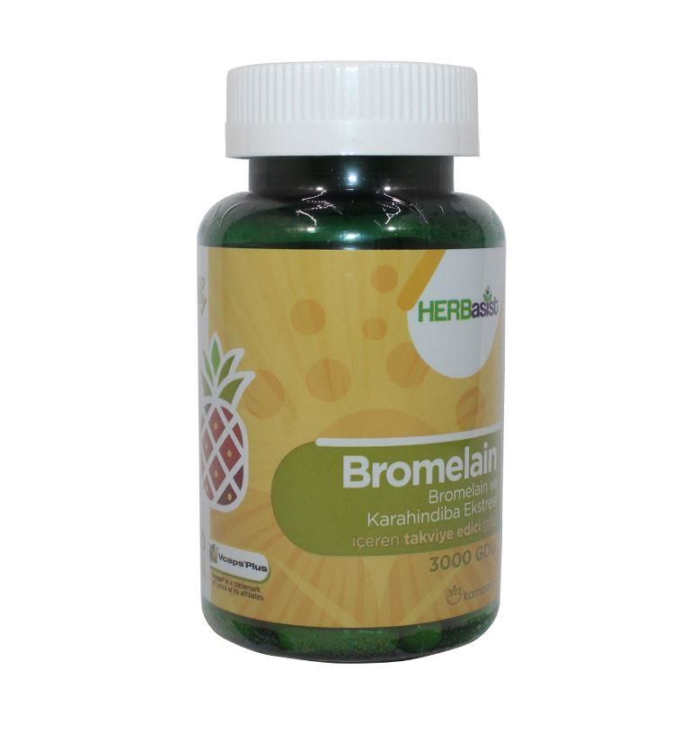 Herbasist Bromelain 60 Kapsül