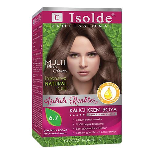 İsolde Bitkisel Saç Boyası Çikolata Kahve 6.7