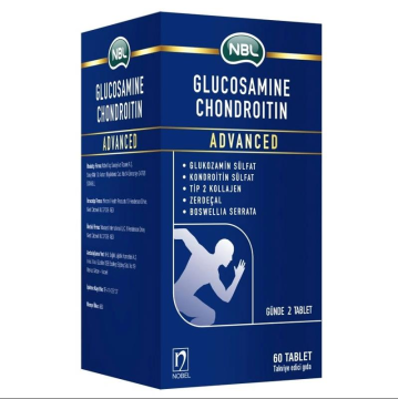 NBL Glukozamin Kondroitin (Chondroitin) Advanced 60 Tablet