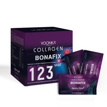 Voonka Collagen Bonafix Tip I,II,III Takviye Edici Gıda 30 Saşe