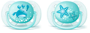 Avent Ultra Soft Scf 226/20 İkili Emzik 0-6 Ay Mavi