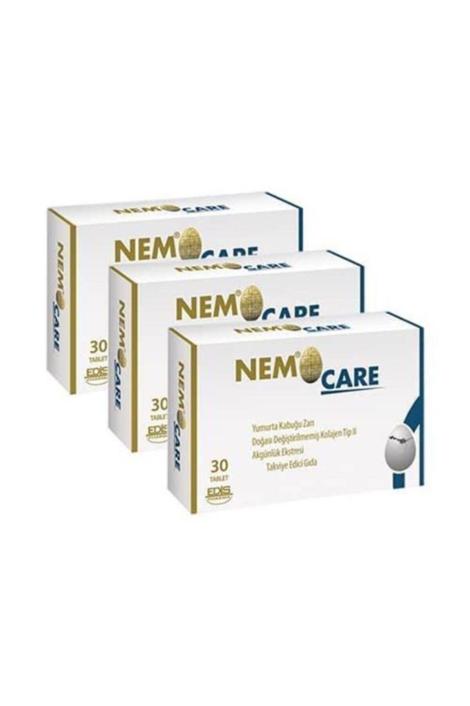 Nemocare Yumurta Kabuğu Zarı 30 Tablet 3 Lü