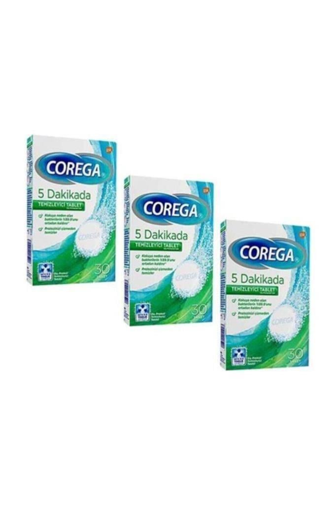 Corega Diş Protezi Temizleyici 30 Tablet 3 Lü