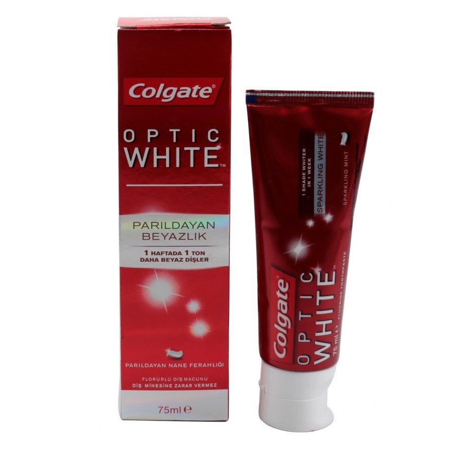 Colgate Optik Beyaz Parıldayan Beyazlık Diş Macunu 75 ml