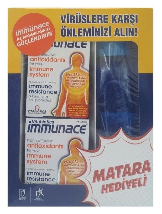 Vitabiotics Immunace 30 Tablet Multivitamin MATARA HEDİYELİ SET