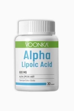 Voonka Alpha Lipoic Acid 600mg 30 Kapsül