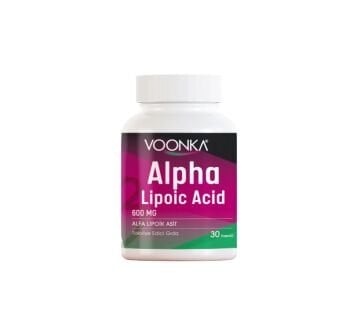 Voonka Alpha Lipoic Acid 600mg 30 Kapsül