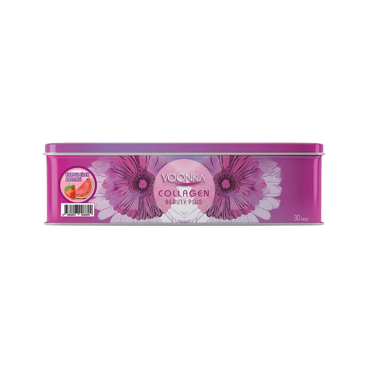 Voonka Collagen Karpuz Çilek Aromalı 30 Şase Kolajen