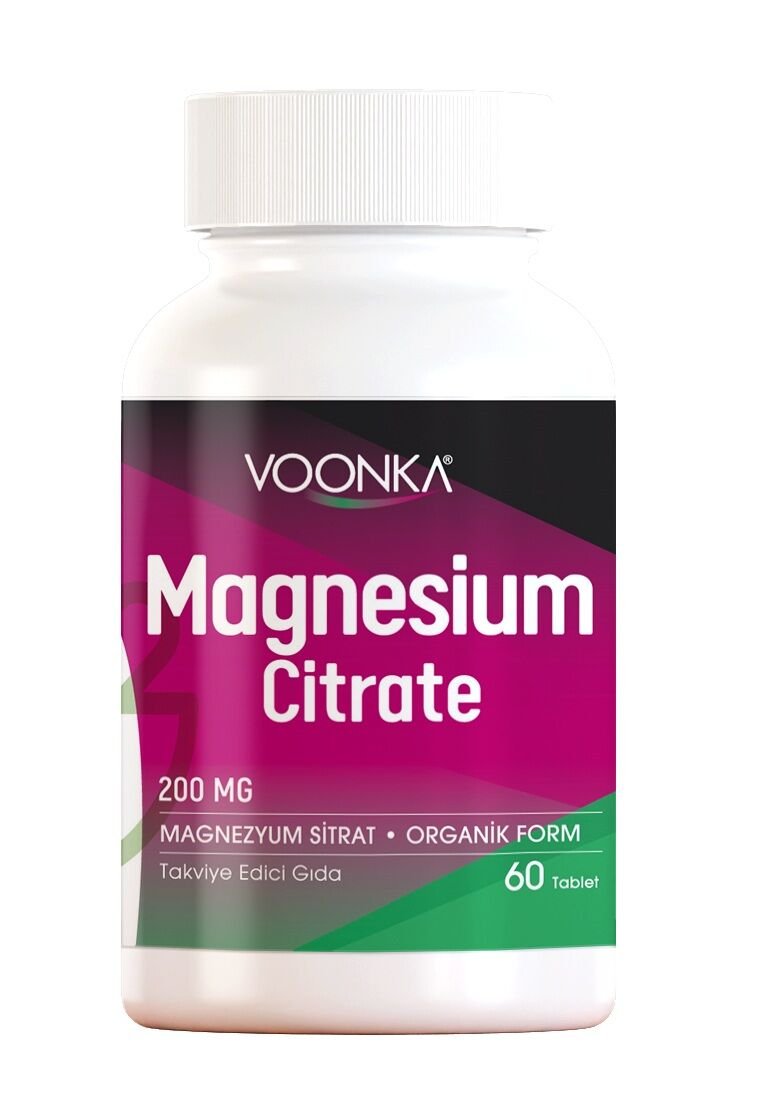 Voonka Magnezyum (Magnesium) Citrate 60 Kapsül