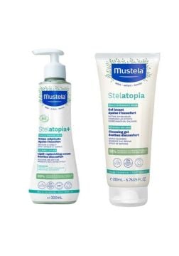 Mustela Stelatopia Lipit Yenileyici Krem 300 ML + Mustela Stelatopia Şampuan 200 ML