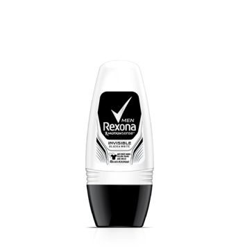 Rexona Men Invisible Black+White Roll-on 50 ml