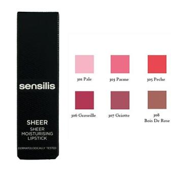 Sensilis Sheer Moisturising Lipstick 3,5 ml-308 Bois De Rose