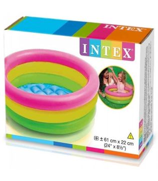 İntex 57107 Renkli 3 Bölme Havuz 61 cm