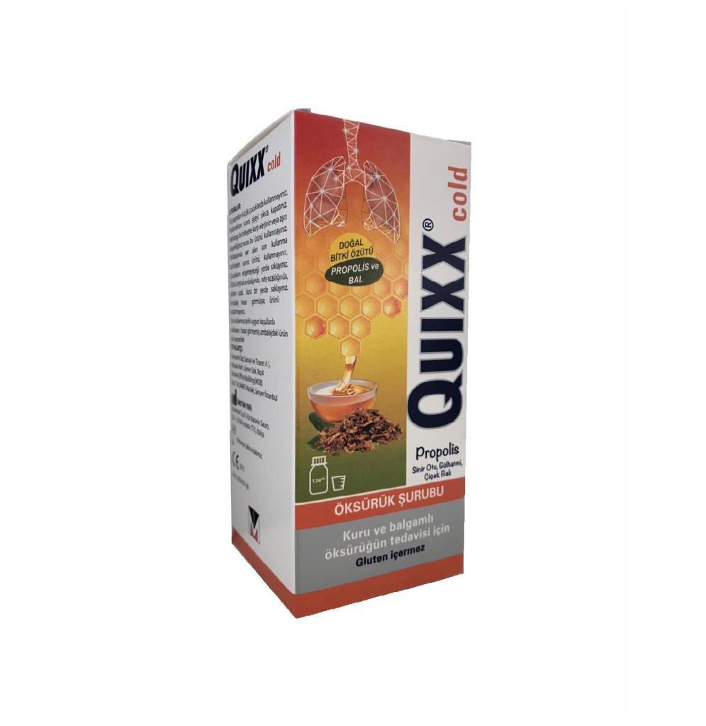Quixx Cold Propolis İçeren Öksürük Şurubu 100 ml