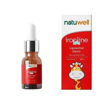 Natuwell Ironline Kids Lipozomal Demir Damla 30 ml