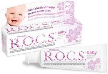 R.O.C.S. Baby Ihlamur Özlü 0-3 Yaş Diş Macunu