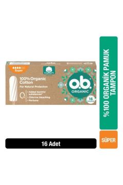 O.B Organic Süper Tampon 16 Adet