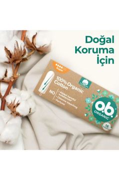 O.B Organic Süper Tampon 16 Adet