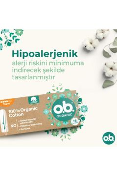 O.B Organic Süper Tampon 16 Adet