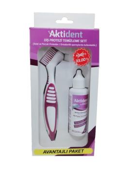 Aktident Diş Protezi Temizleme Seti