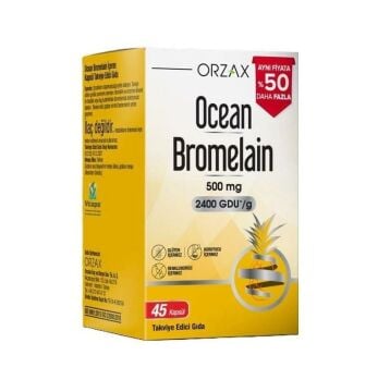 Ocean Bromelain 500 mg 45 Kapsül