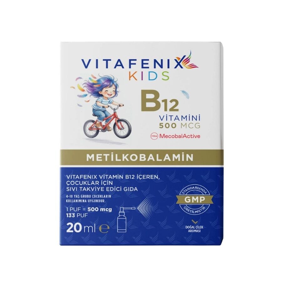 Vitafenix Kids B12 Sprey 20 ml 133 Puf