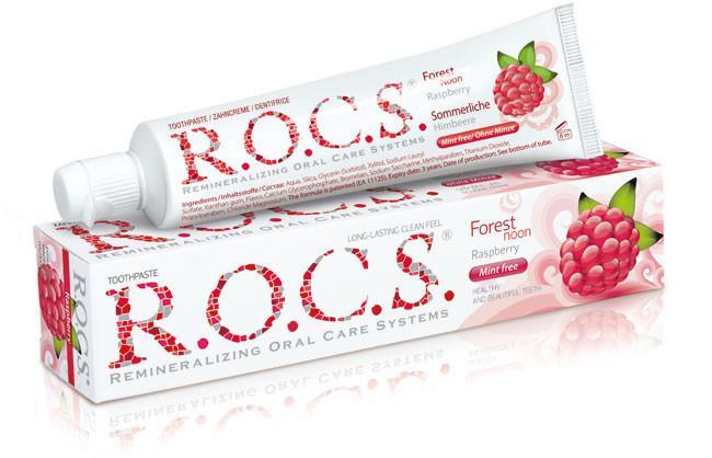 Rocs Mint Free-Nane ve Mentol İçermeyen Ahududu Özlü Diş Macunu